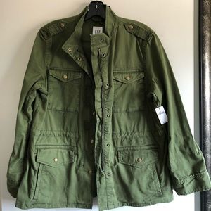 GAP Army Green Surplus Jacket